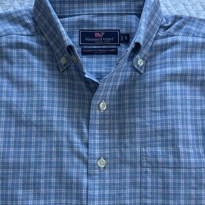 Vineyard Vines Classic Fit Murray Button Down Mens Shirt size Small